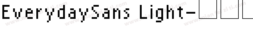 EverydaySans Light字体转换